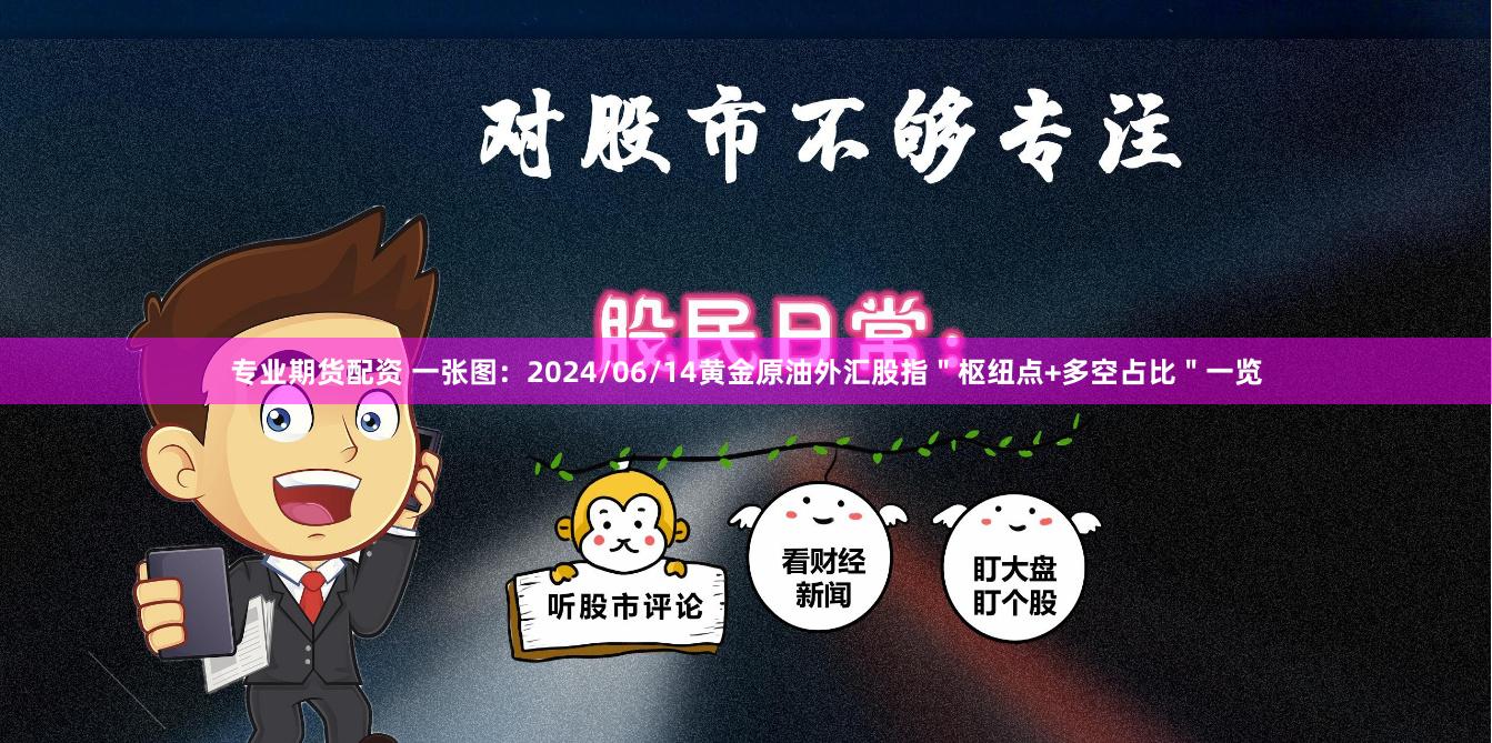 专业期货配资 一张图：2024/06/14黄金原油外汇股指＂枢纽点+多空占比＂一览